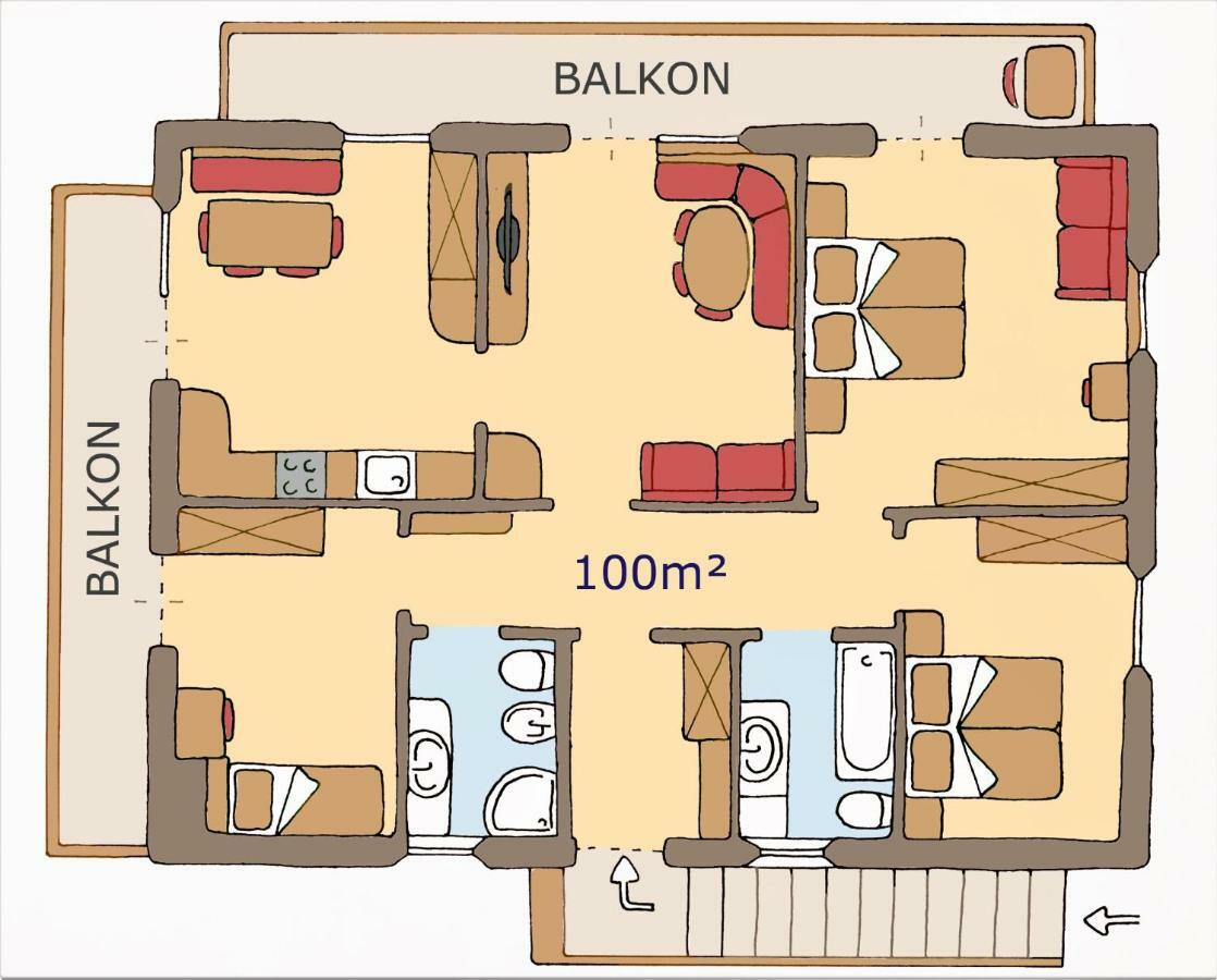 Apartment Larjei Ortisei Zewnętrze zdjęcie